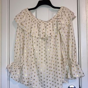 Size XL Michael Kors Off the shoulder long sleeve top